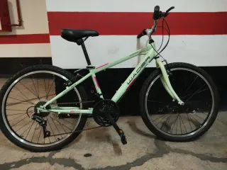 Bicicleta Wader 24 Turquesa Poco Uso