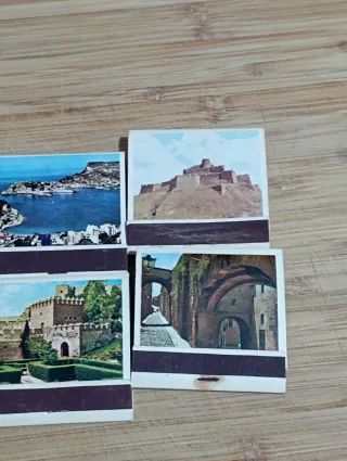 Scatole di fiammiferi di città spagnole