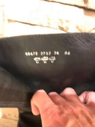 Botas altas Farrutx piel negras talla 36