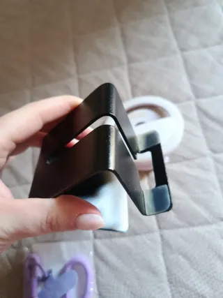 Supporto telefono, luce selfie e cordino