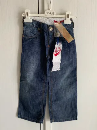 Jeans Phard bambina gamba larga tg 4 anni