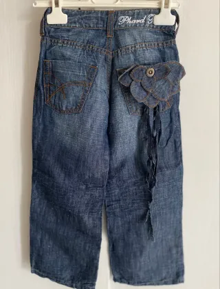 Jeans Phard bambina gamba larga tg 4 anni