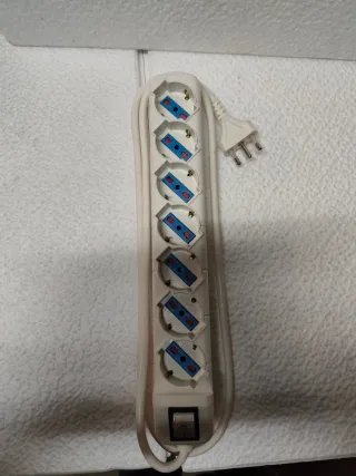 Ciabatta elettrica 7 prese con interruttore