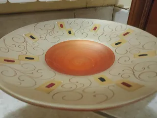 Set centrotavola in vetro decorato