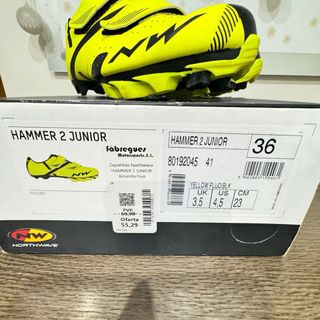 Zapatilla Ciclismo Northwave Amarillo