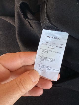 Pantaloni Elena Mirò Neri Donna Tg 41f