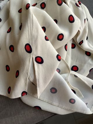 Blusa Diana Gallesi donna tg 46 pois lungh69