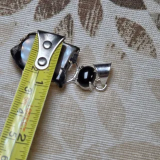 Colgante Plata 925 ágata y Ónix