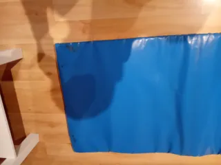 Colchoneta gimnasia azul