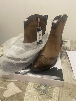 Stivali Lovely donna marrone/oro