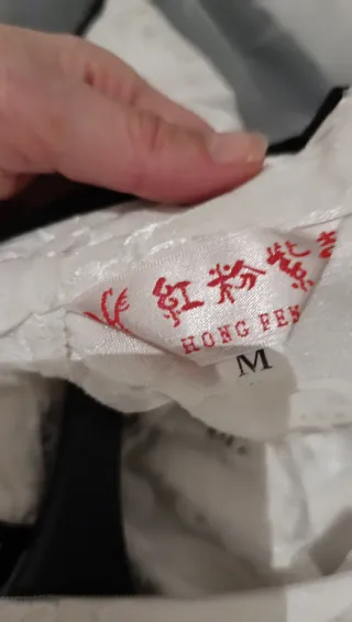 Vestido Chino Blanco/rosa Vestido Chino negro