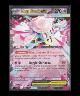 Carta Pokémon TCG "Mega Diancie EX Holo 041" PFL