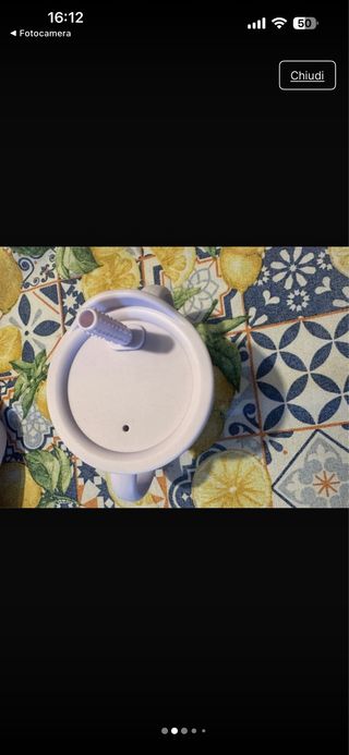 Tazza svezzamento silicone lilla