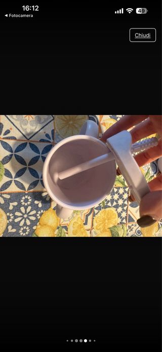 Tazza svezzamento silicone lilla