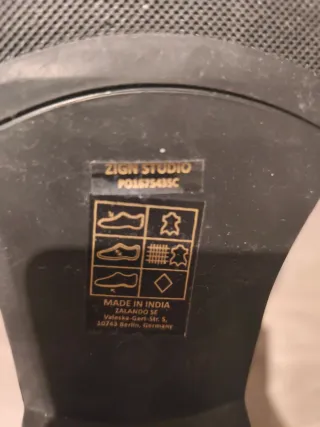 Botines piel negros talla 42