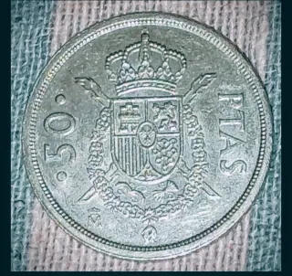 Moneta 50 Pesetas 1983 Spagna Juan Carlos