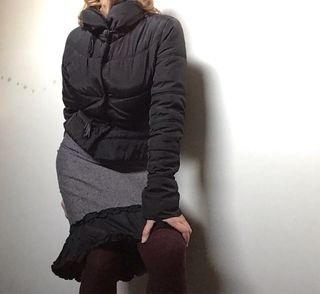 Gonna Tweet asimmetrica nero-grigio