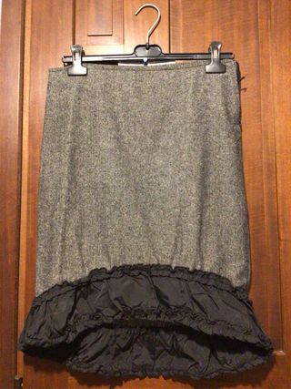 Gonna Tweet asimmetrica nero-grigio