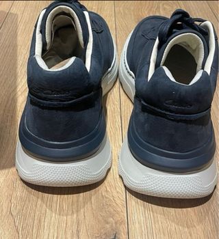 Zapatillas Clarks Casual Nobuck Azul Talla 44,5