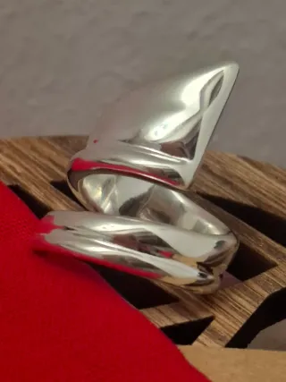 Anillo Uno de 50 Zamac Plata. Talla 7, 18-19mm