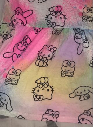 Vestido Zara Criança Hello Kitty Tie Dye