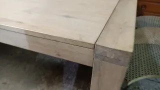 Mesa de roble extensible