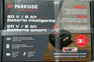 PARKSIDE Batería 20V 8Ah Inteligente