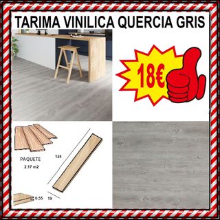 TARIMA VINILICA ROBLE GRIS 2