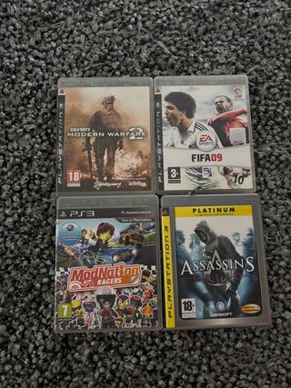 Pacchetto 4 Giochi PS3: Call of Duty, FIFA, ModNation