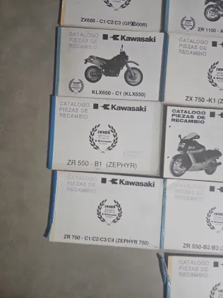 Manuale Kawasaki Piezas Recambio A 16 euros unidad