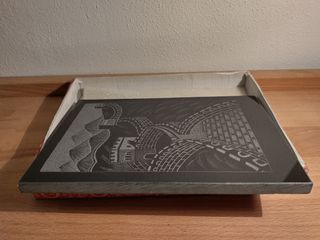 Incisione su pietra nera: Muraglia Cinese