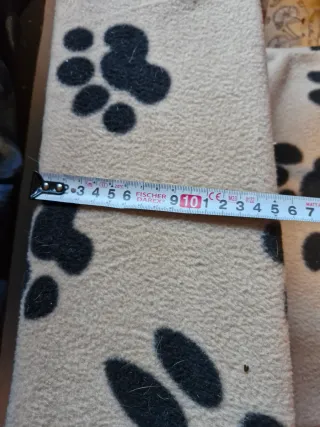 Escalera para perros con huellas