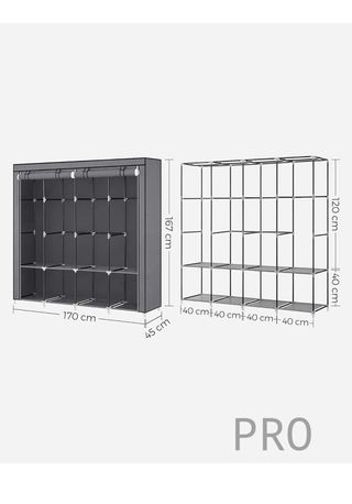 Guardaroba SONGMICS in tessuto