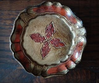 Set 4 Sottobicchieri Arte Fiorentina Vintage