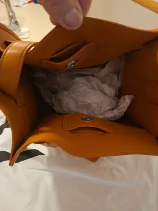 Bolso Adolfo Dominguez Marrón Naranja