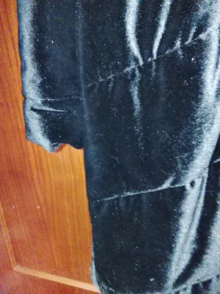 Abrigo pelo negro XXXL