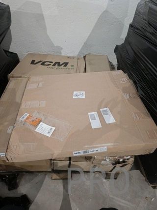 Specchio da parete per bagno con mensola - VCM