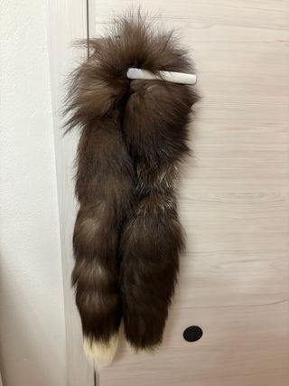 Sciarpa in vera pelliccia di volpe