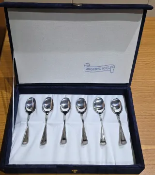 Set 6 Cucchiaini Argento 800%