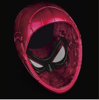 Casco Spiderman electrónico ojos brillantes