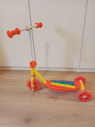 Patinete infantil 3 ruedas arcoíris