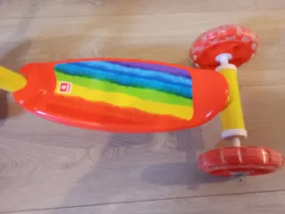 Patinete infantil 3 ruedas arcoíris