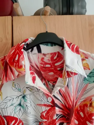 Mono estampado floral manga corta