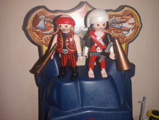 Playmobil-Lote Piratas Torre Armas Accesorios.