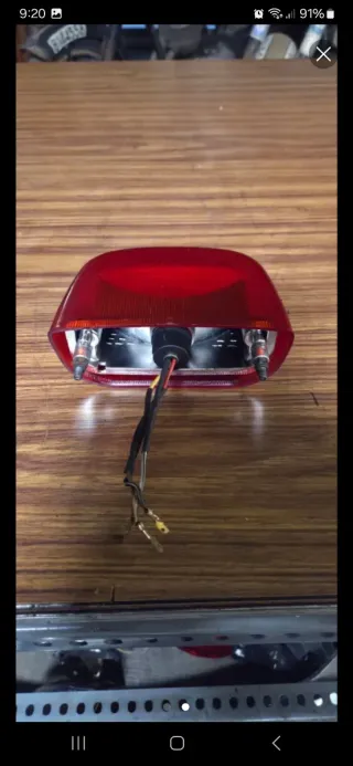 Portamatriculas con piloto e intermitentes