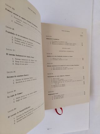 Álgebra Lineal y Geometría