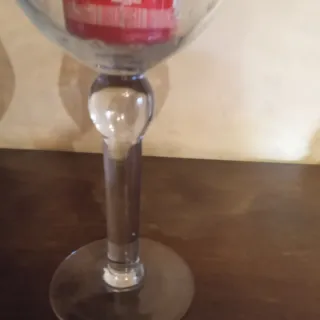 Coppia Calici Portacandele Vetro