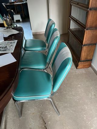 8 Sillas Vintage Estilo Retro