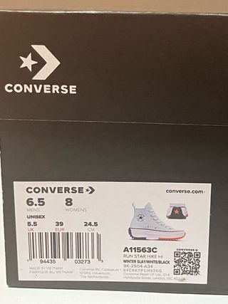 Converse Run Star Hike Talla 39 winter slay/white