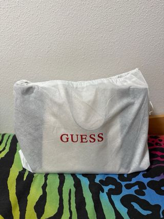 Bolso Guess Beige y Negro